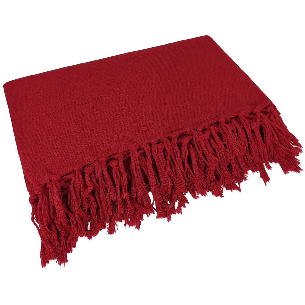 Manta De Sofá Gigante 2,40m x 1,80m Várias Cores Cor:Vermelho